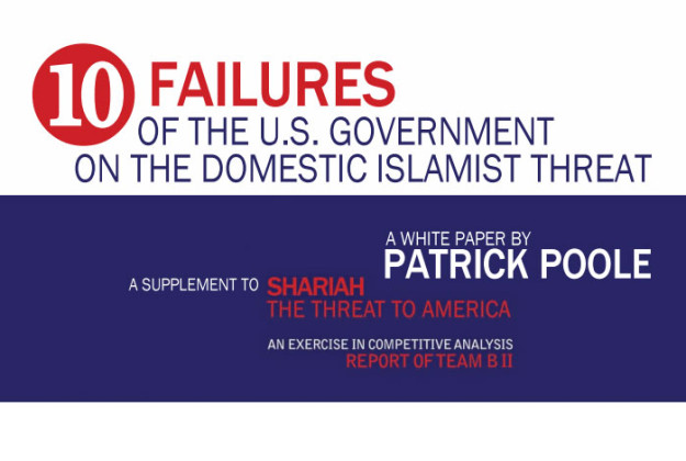 10 Failures of the U.S. Government on the Domestic Islamist Threat
